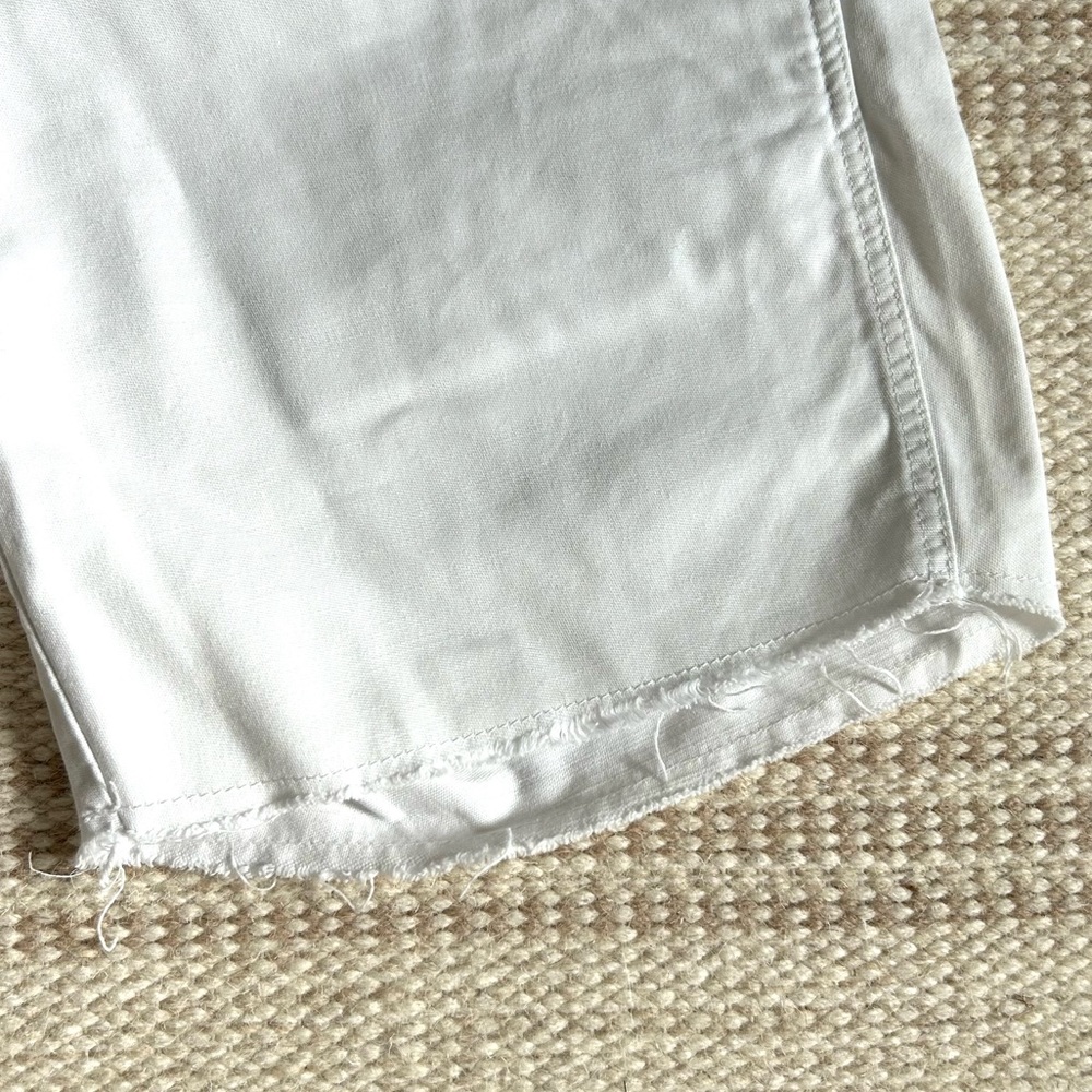 G1 All Purpose Good White Raw Hem 7" Shorts - Picture 2 of 9